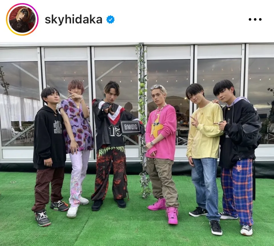 ※画像はSKY-HI Instagram (skyhidaka)より