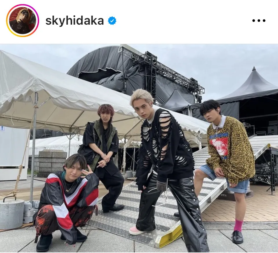 ※画像はSKY-HI Instagram (skyhidaka)より