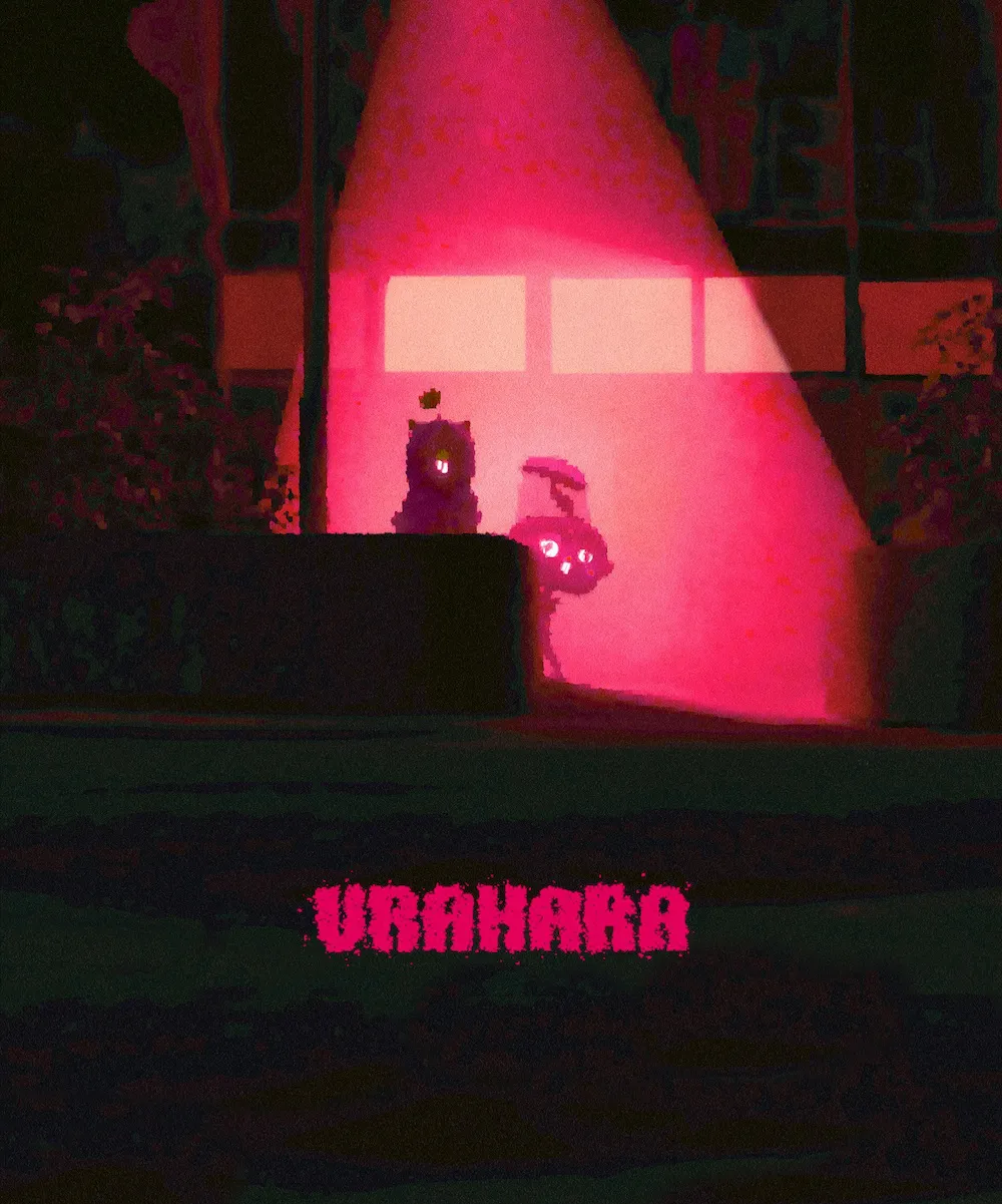 【写真】異様な存在感を放つ、完全オリジナルアニメ「URAHARA」ティザービジュアル