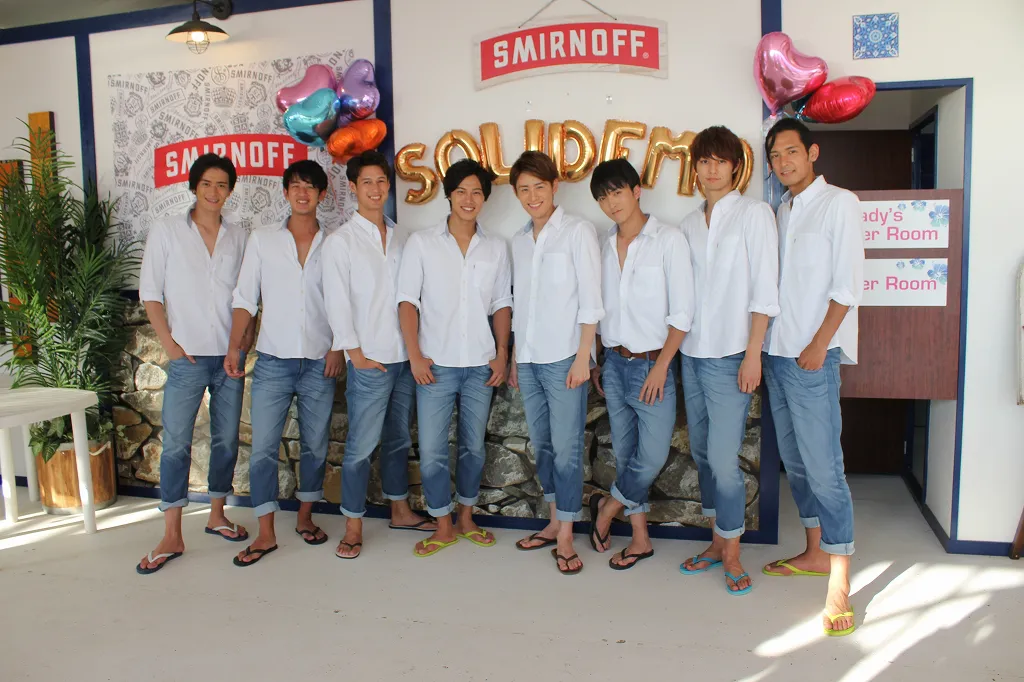 SOLIDEMOはメンバー全員の身長が180cm以上という8人組男性音楽グループ