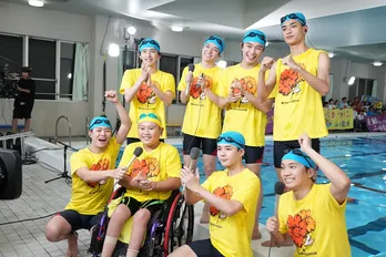 なにわ男子＆車いすの少年が挑んだウォーターショー「みんなで団結できたのですごく楽しかった」＜24時間テレビ＞