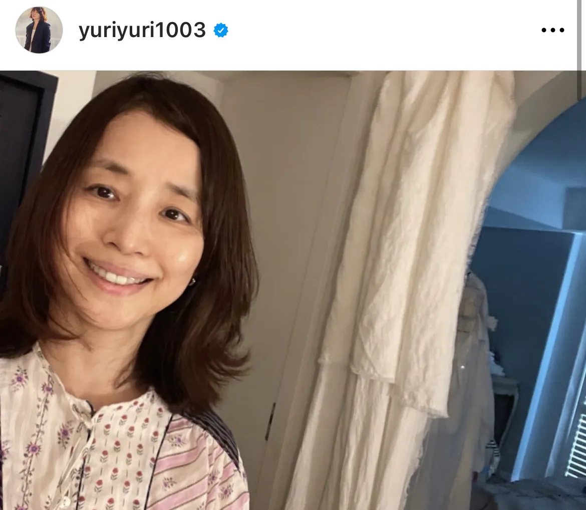 ※石田ゆり子公式Instagram(yuriyuri1003)より