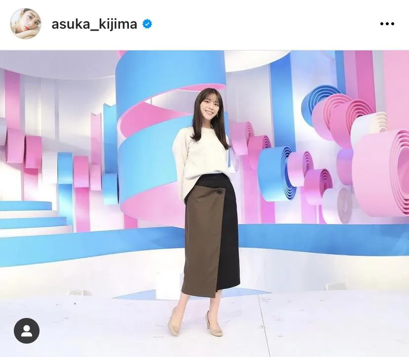 ※画像は貴島明日香(asuka_kijima)公式Instagramのスクリーンショット