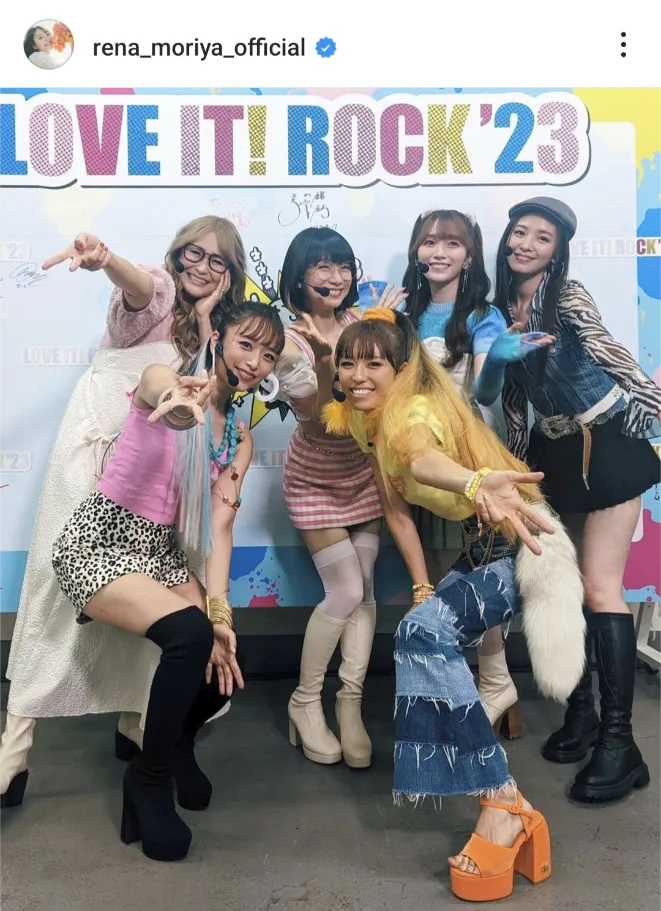  【写真】「LOVE IT! ROCK 2023」に出場した「ワンナイトギャルル」のメンバーたち