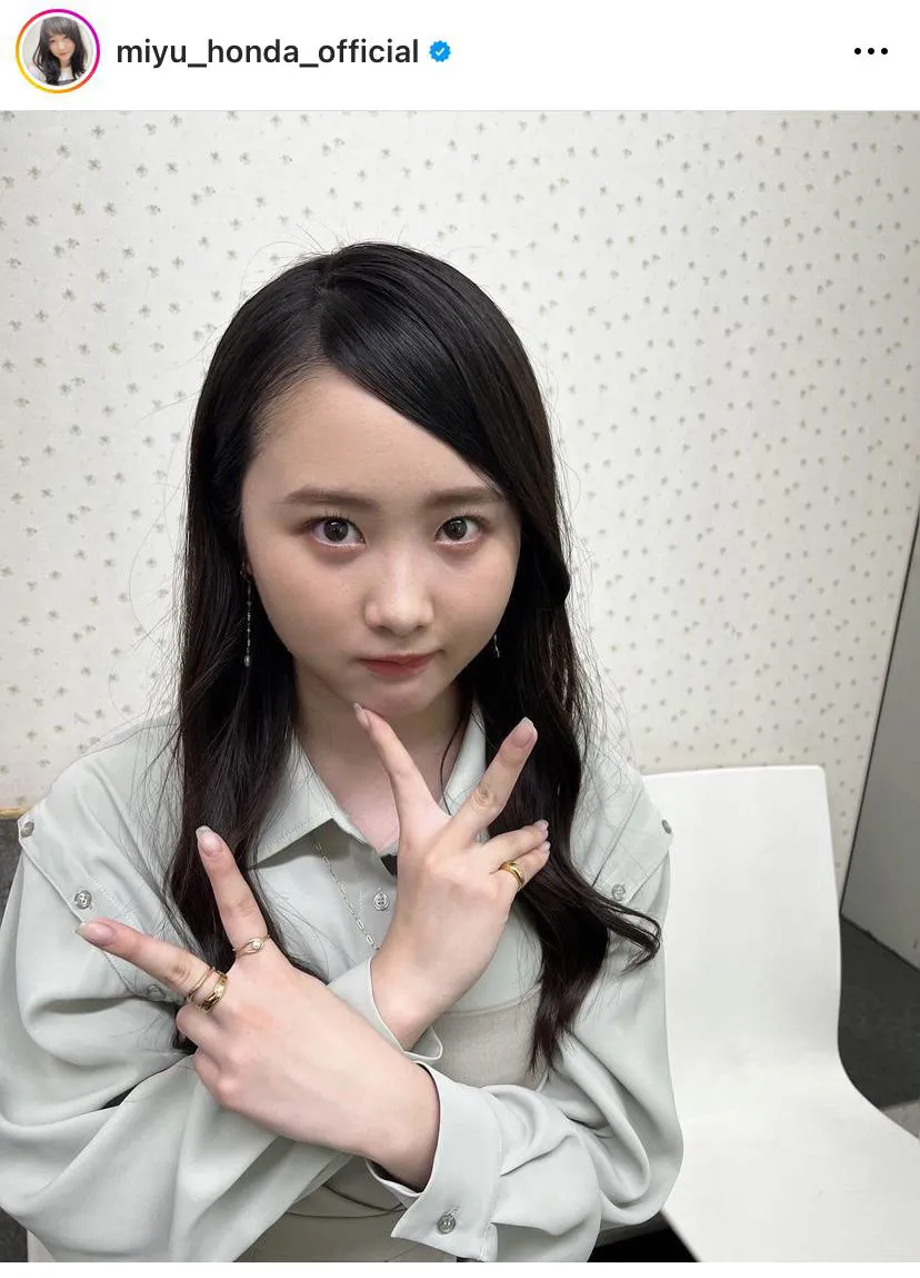 ※本田望結公式Instagram(miyu_honda_official)より