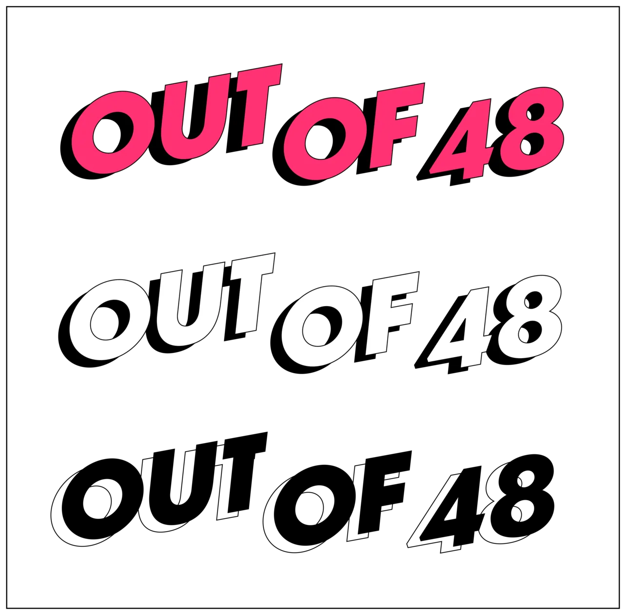 「OUT OF 48」ロゴ