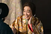 秀吉の妹・旭を演じる山田真歩
