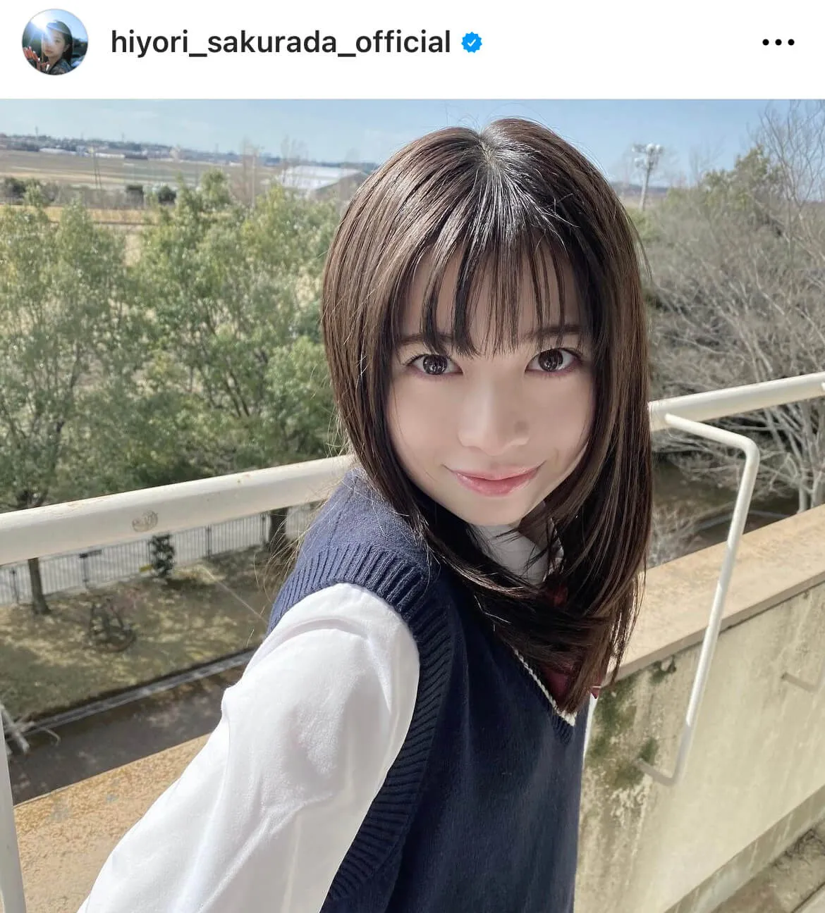 ※桜田ひよりオフィシャルInstagram(hiyori_sakurada_official)より