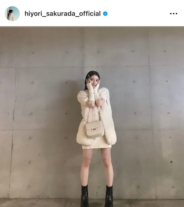 ※桜田ひよりオフィシャルInstagram(hiyori_sakurada_official)より