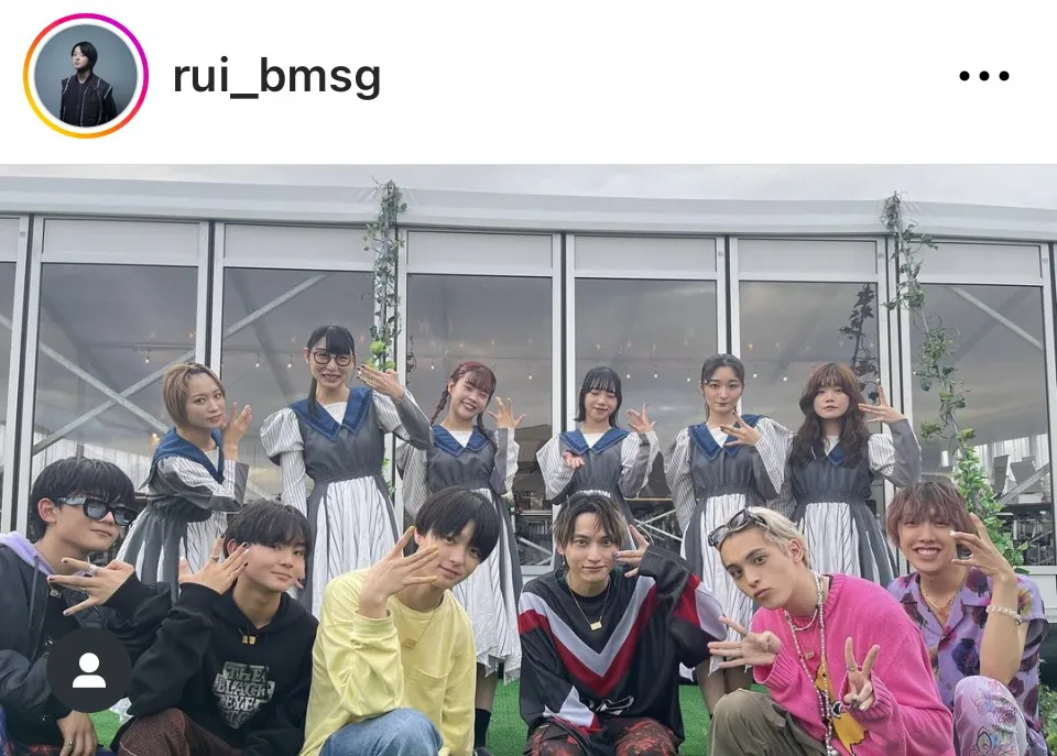 ※画像はRUI Instagram(rui_bmsg)より