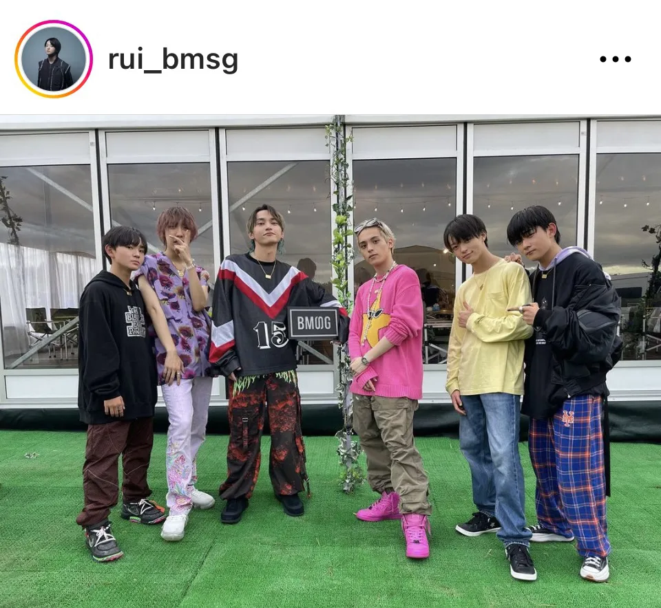 ※画像はRUI Instagram(rui_bmsg)より