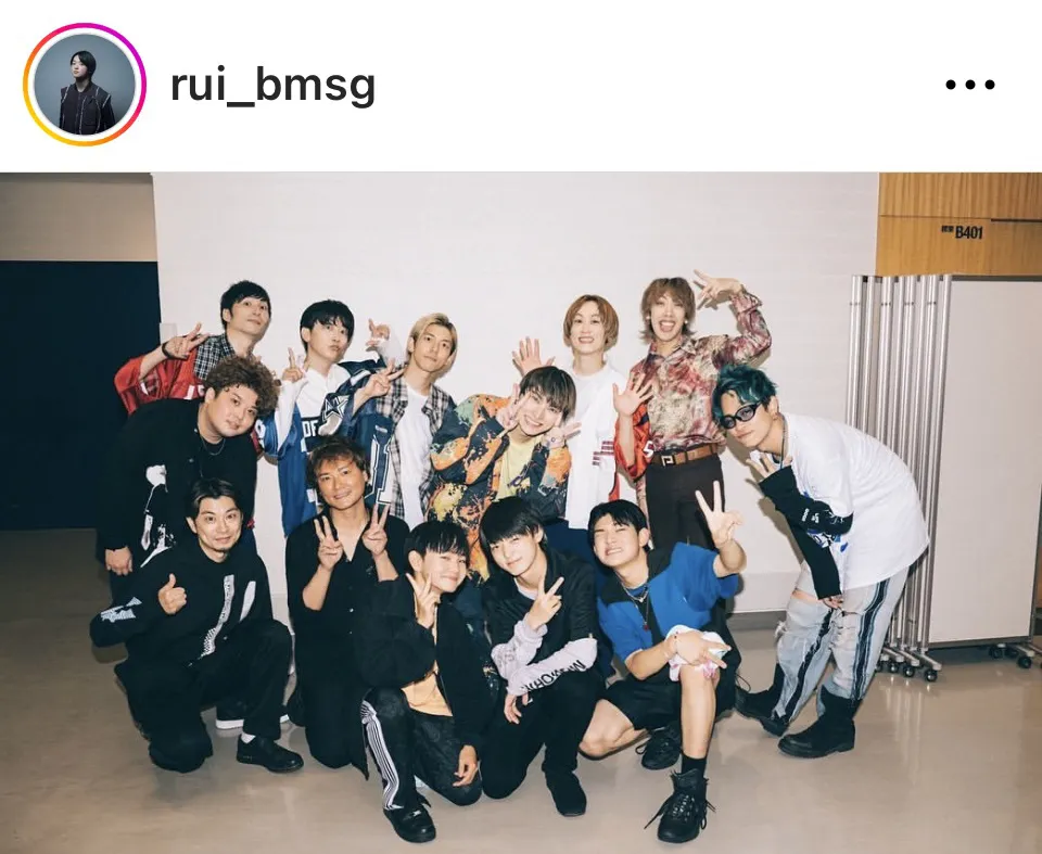 ※画像はRUI Instagram(rui_bmsg)より