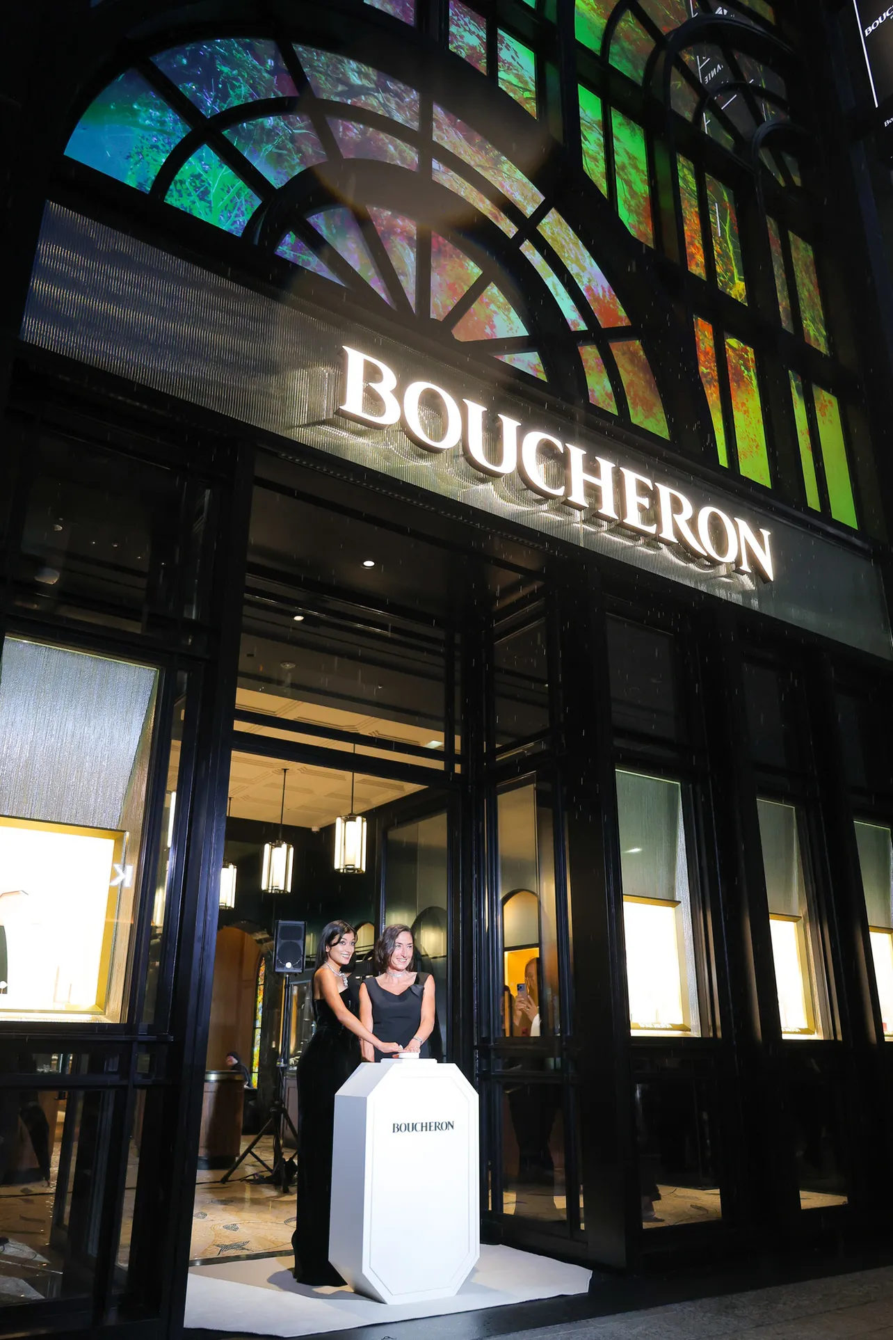 「BOUCHERON銀座本店」のオープニングセレモニーより