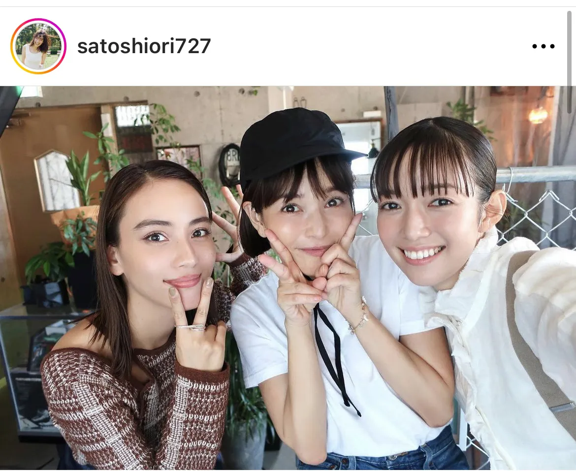 ※佐藤栞里公式Instagram(satoshiori727)より