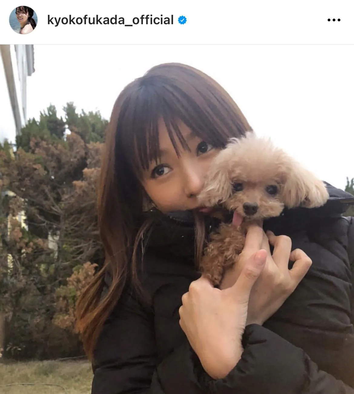 ※深田恭子オフィシャルInstagram(kyokofukada_official)より