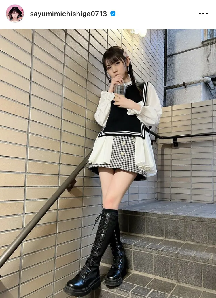 画像・写真 道重さゆみ、ハロプロ25周年ライブ衣装で共演者とのオフ