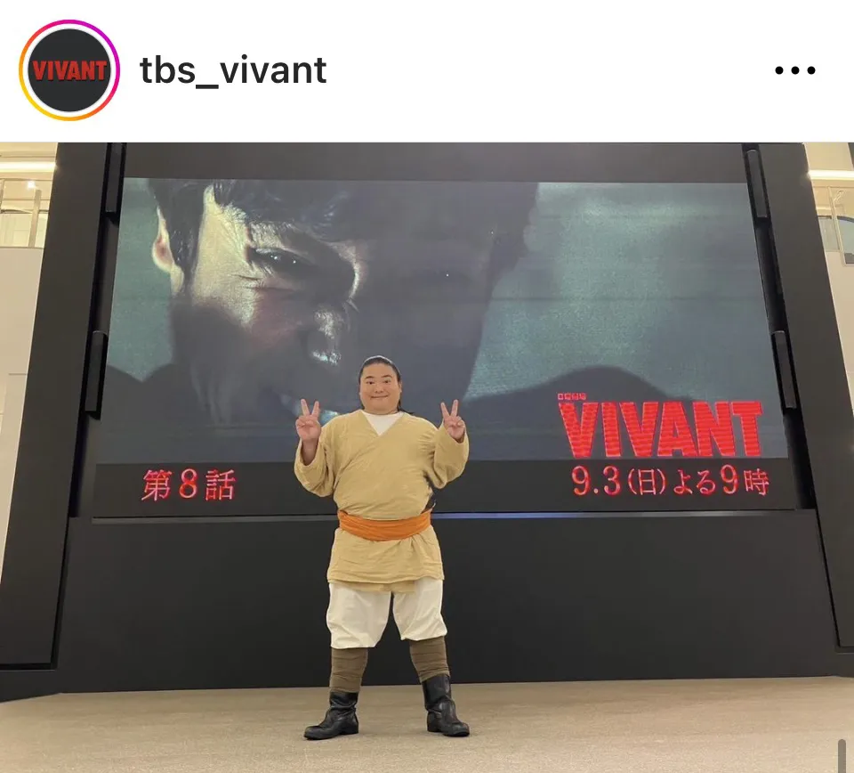※画像は日曜劇場「VIVANT」公式Instagram(tbs_vivant)より