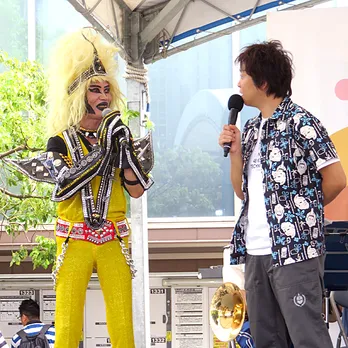 ホリ、初対面ジャガーに“マツコ”通して親近感!?