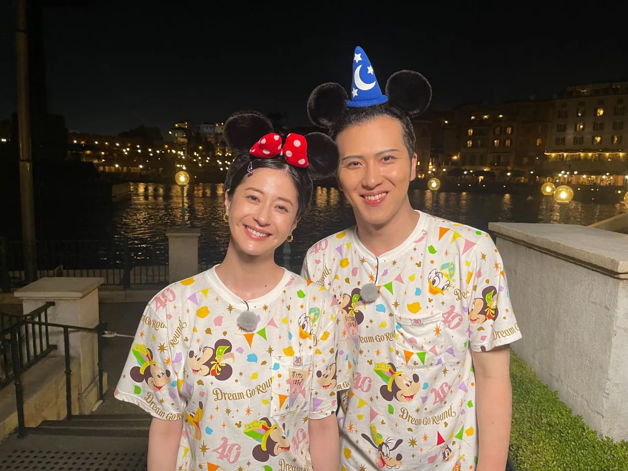 尾上松也&松本若菜が「ソアリン」を満喫、40周年の東京ディズニー