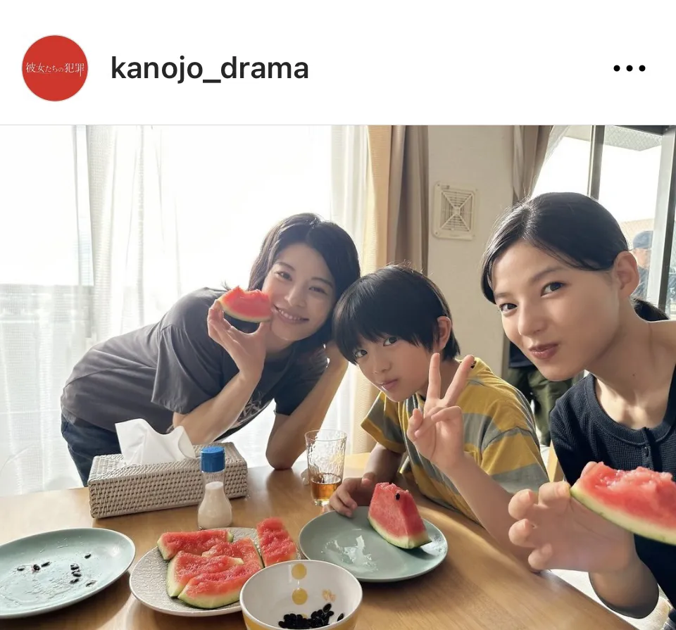 ※ドラマ「彼女たちの犯罪」公式Instagram(kanojo_drama)より