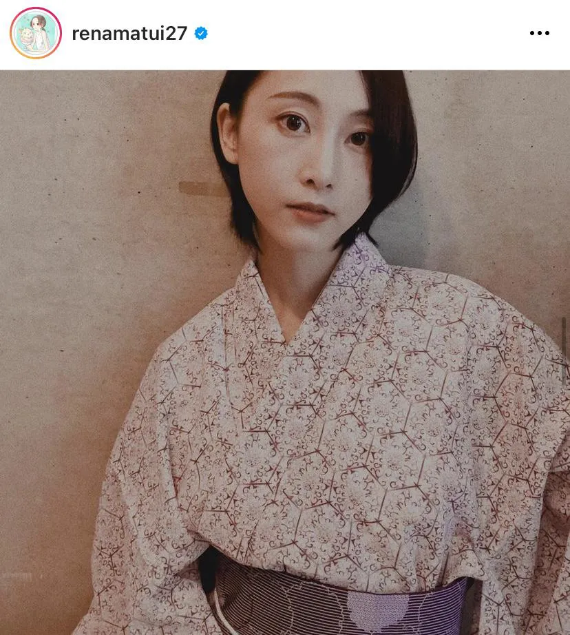 あまりにも美しい、松井玲奈の着物姿…