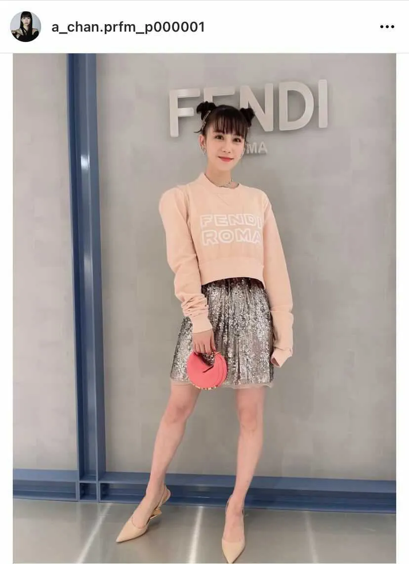 画像・写真 Perfume・あ～ちゃん、のっち誕生日にサプライズ…美脚