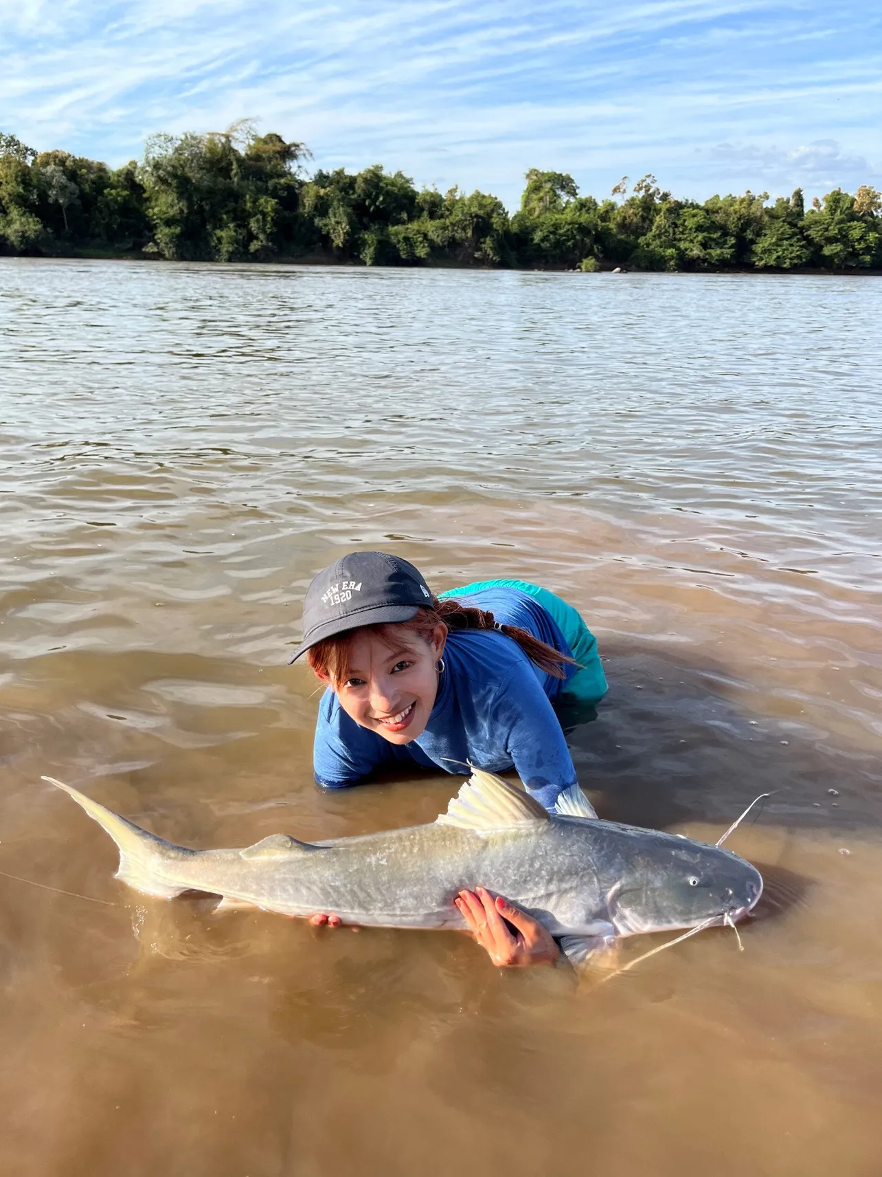 【写真】アマゾン編でも大物を釣り上げていくマルコス