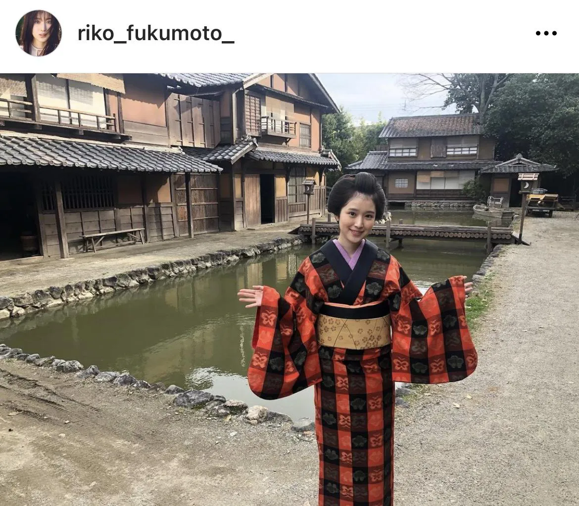  ※福本莉子オフィシャルInstagram(riko_fukumoto_)より