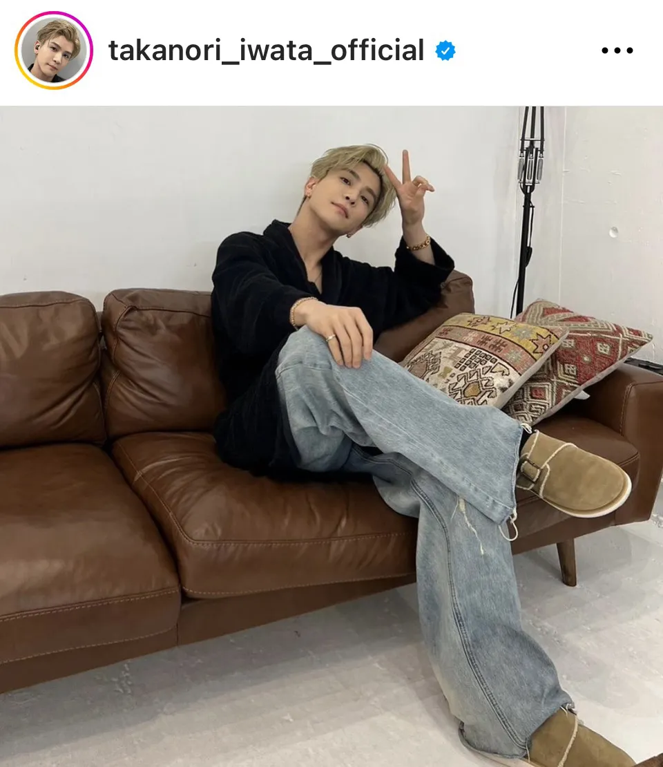 ※画像は岩田剛典Instagram (takanori_iwata_official)より