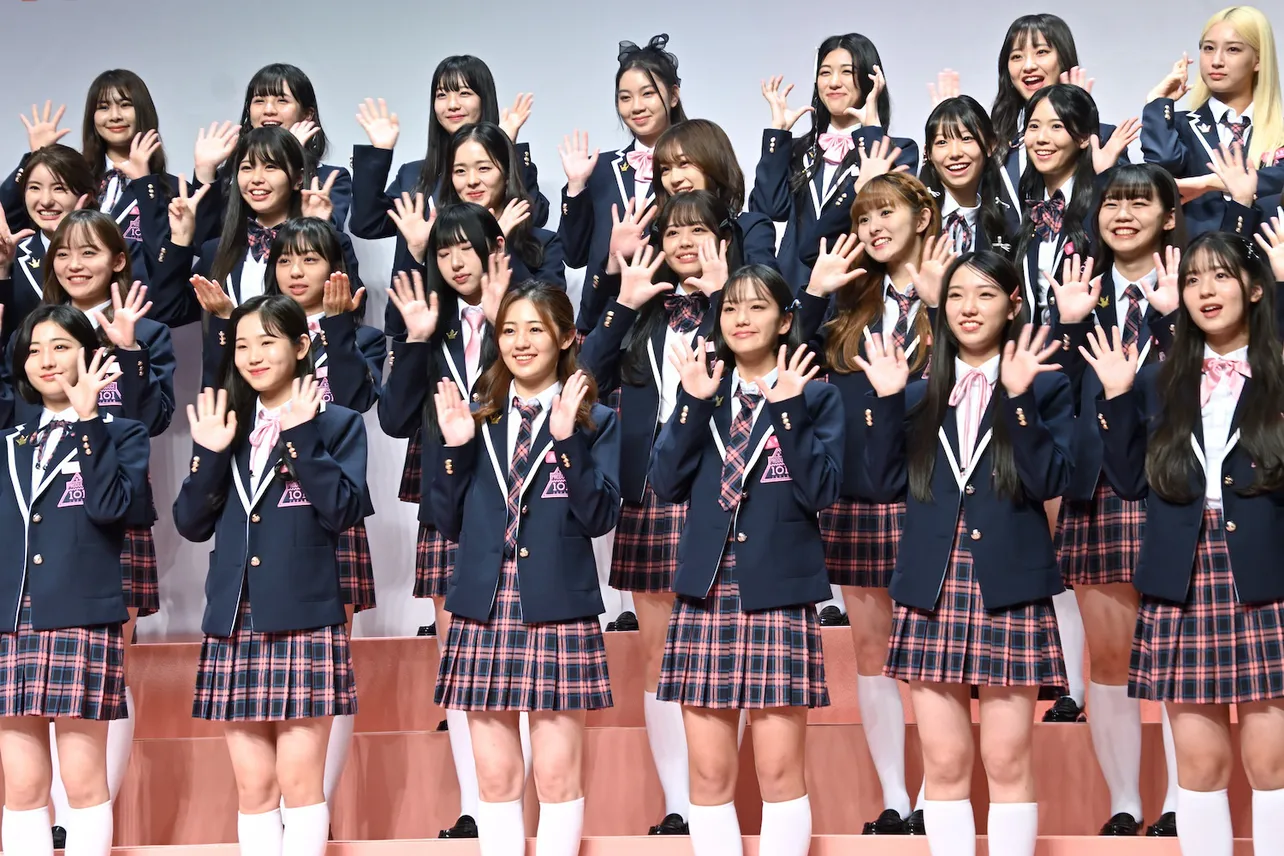 「PRODUCE 101 JAPAN THE GIRLS」発表記者会見より