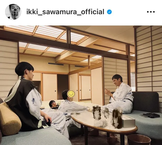 ※画像は沢村一樹Instagram (ikki_sawamura_official)より