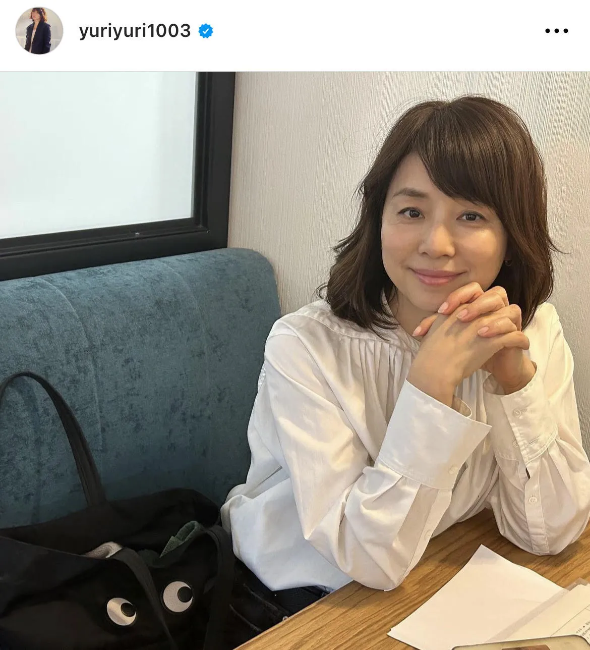  ※石田ゆり子公式Instagram(yuriyuri1003)より