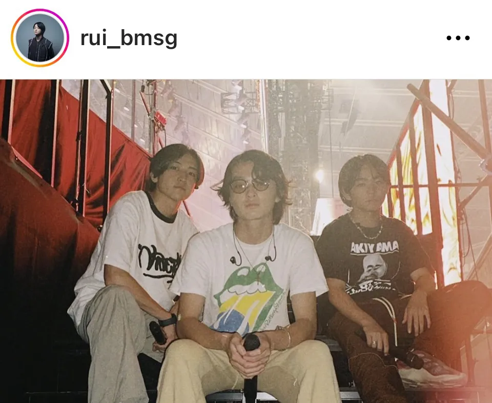 ※画像はRUI Instagram(rui_bmsg)より