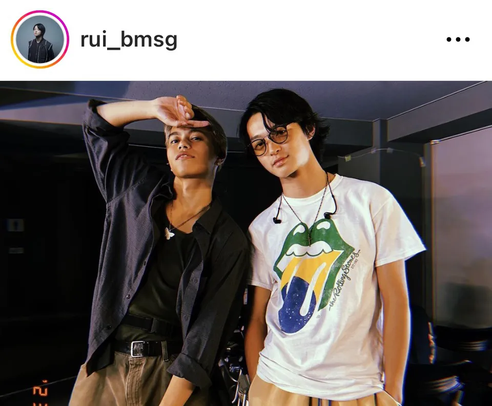 ※画像はRUI Instagram(rui_bmsg)より