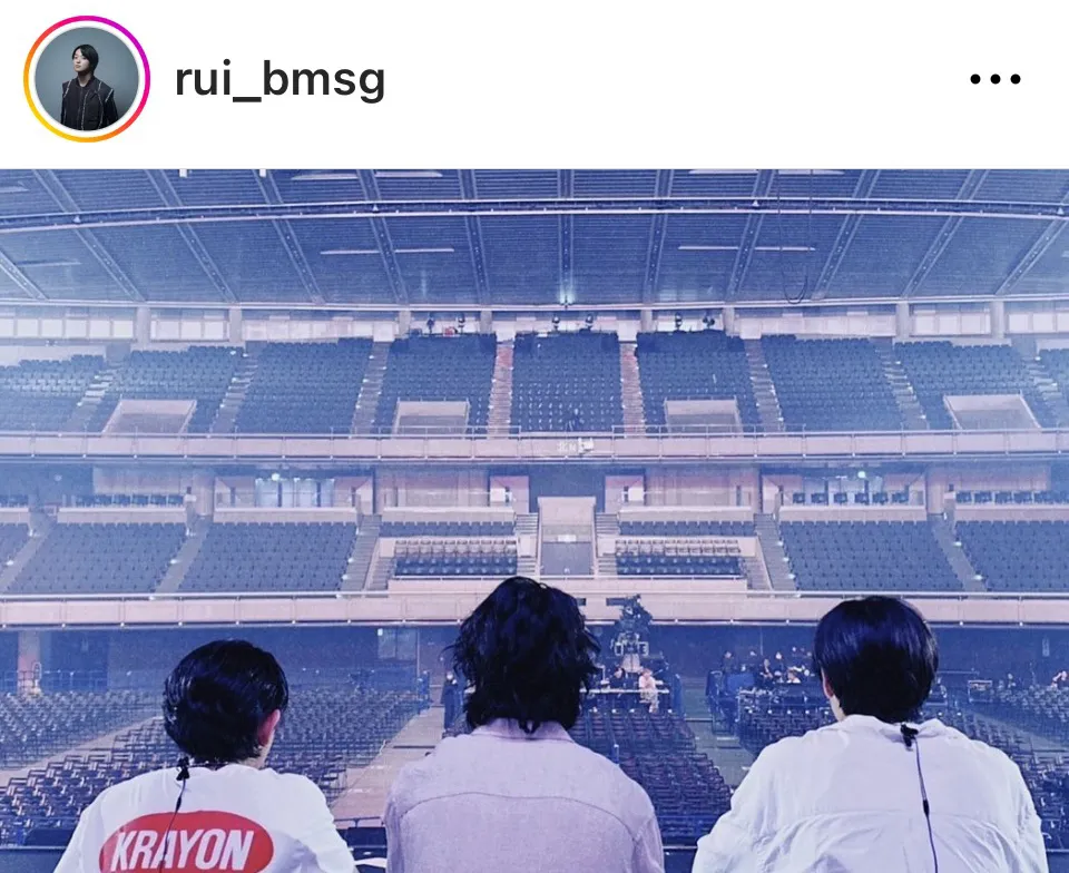 ※画像はRUI Instagram(rui_bmsg)より