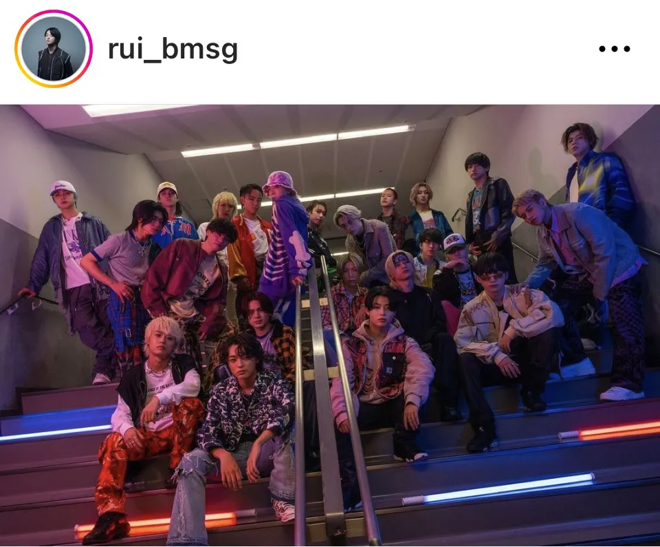 ※画像はRUI Instagram(rui_bmsg)より