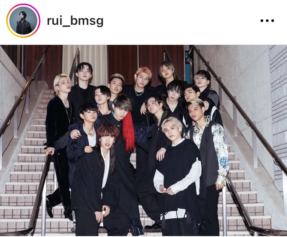 ※画像はRUI Instagram(rui_bmsg)より