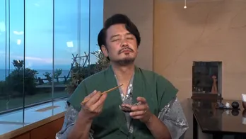 小田井涼平、北海道“ウポポイ”でアイヌの楽器・ムックリに初挑戦<一度は行きたい極上宿 小田井涼平のあい旅>