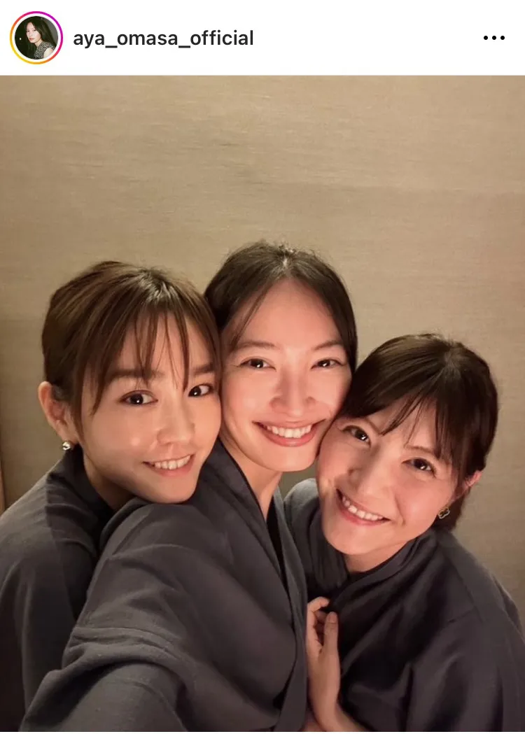 “ST黄金世代”大政絢＆桐谷美玲＆佐藤ありさ、超レアな3ショット