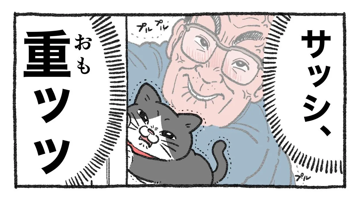 画像・写真 【漫画】突然ねこに転生したおじさん…外に出ようと頑張る