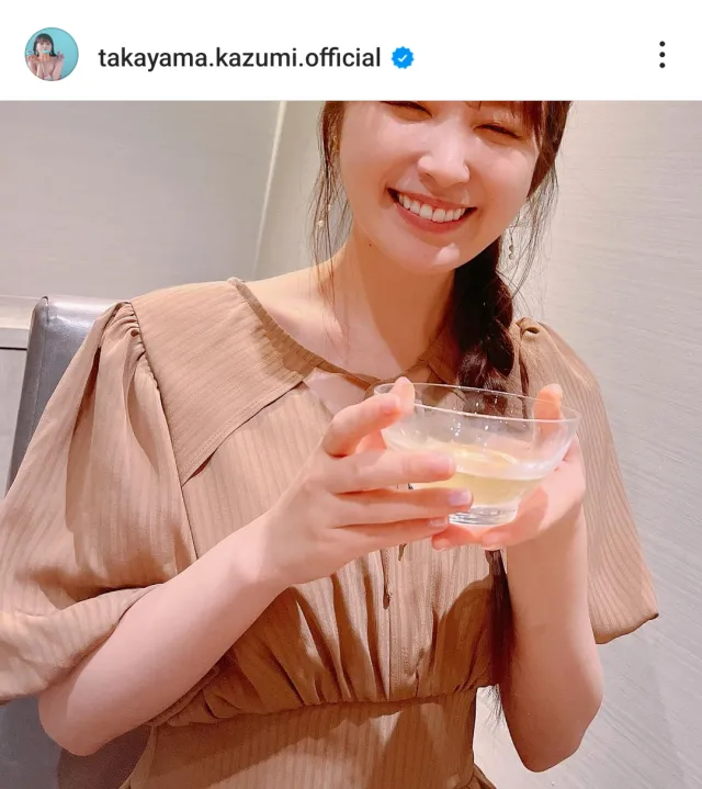 ※高山一実オフィシャルInstagram(takayama.kazumi.official)より