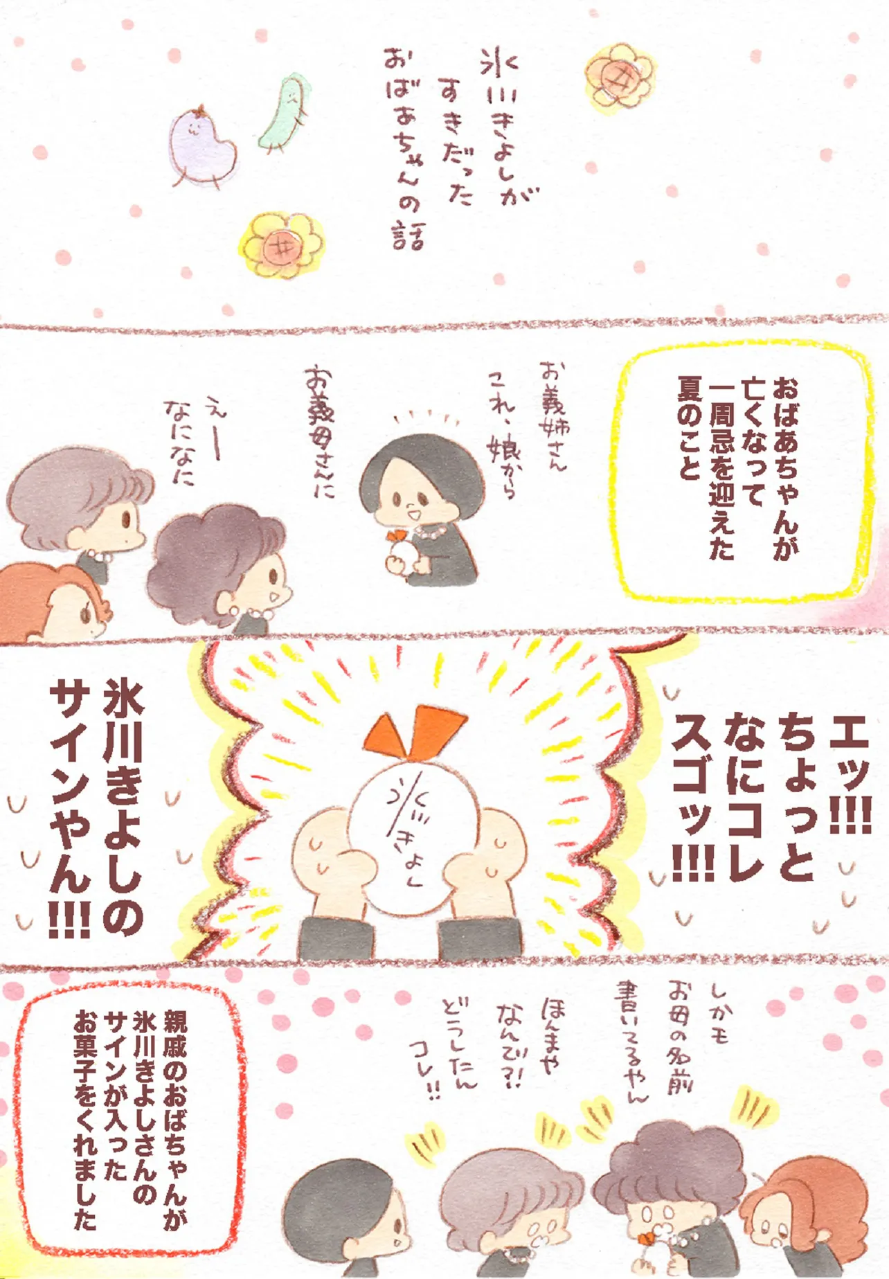 6年前のおばあちゃんの法事①