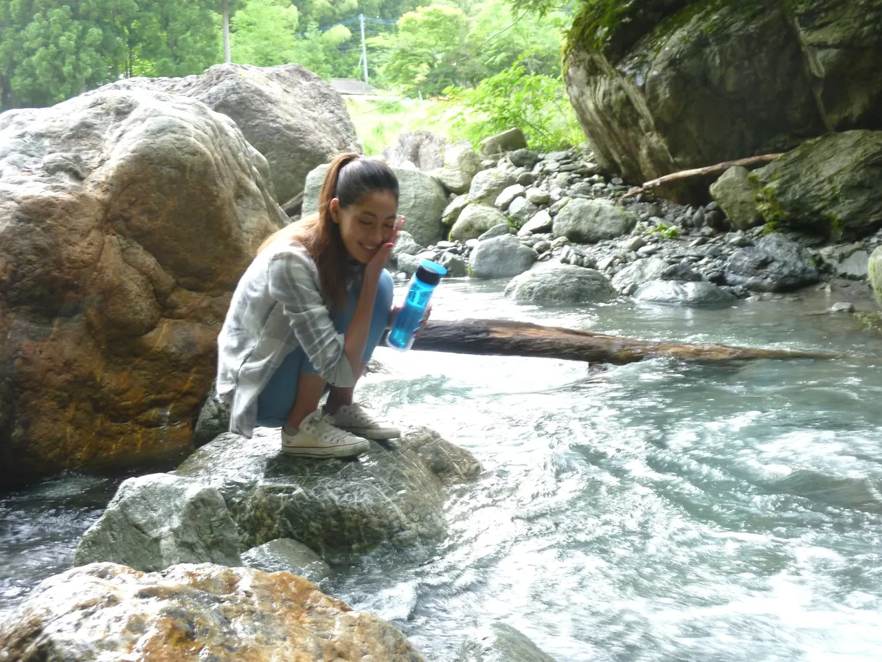 森泉が「日本三大秘境」である徳島・祖谷地区で野宿旅を敢行！