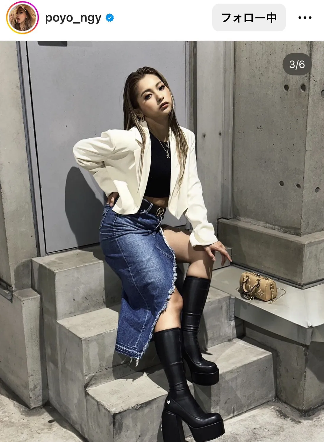  【写真】ゆきぽよ、あと数ミリで見えちゃう…腰までざっくりスリットからつけ根まで丸見えの太もも