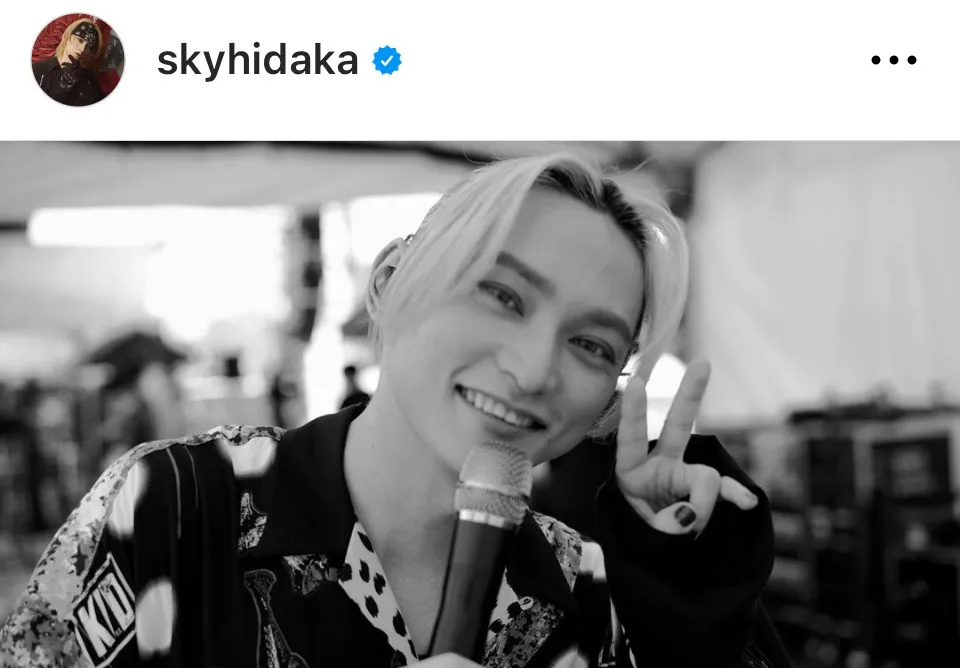 ※画像はSKY-HI Instagram (skyhidaka)より