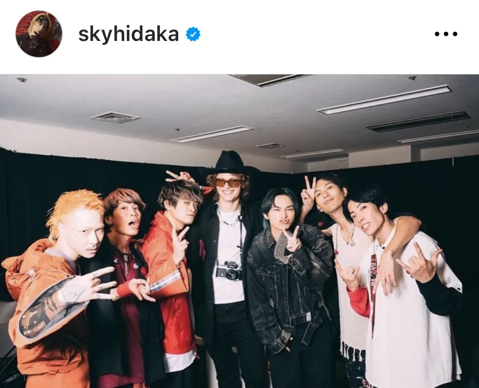 ※画像はSKY-HI Instagram (skyhidaka)より