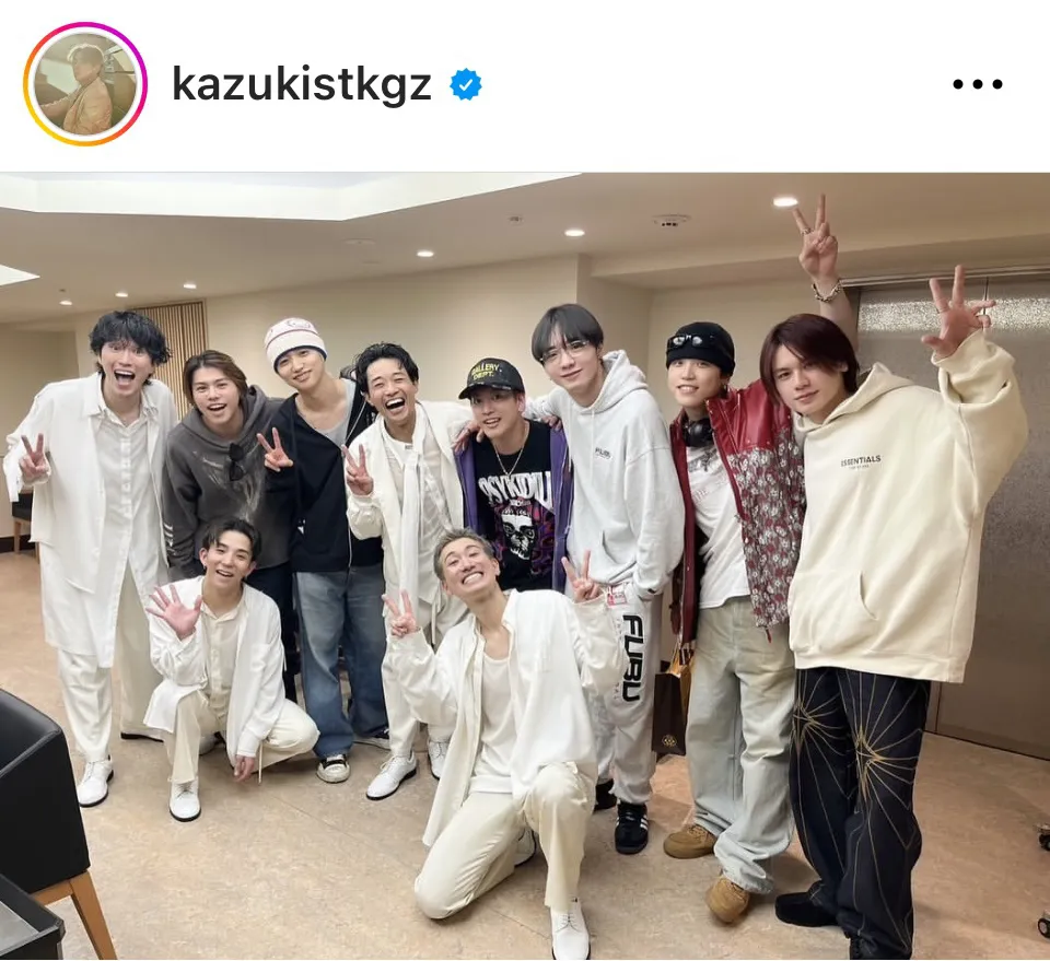 ※画像はs**t kingz・kazukiのInstagram(kazukistkgz)より