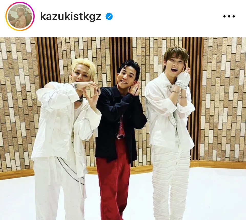 ※画像はs**t kingz・kazukiのInstagram(kazukistkgz)より