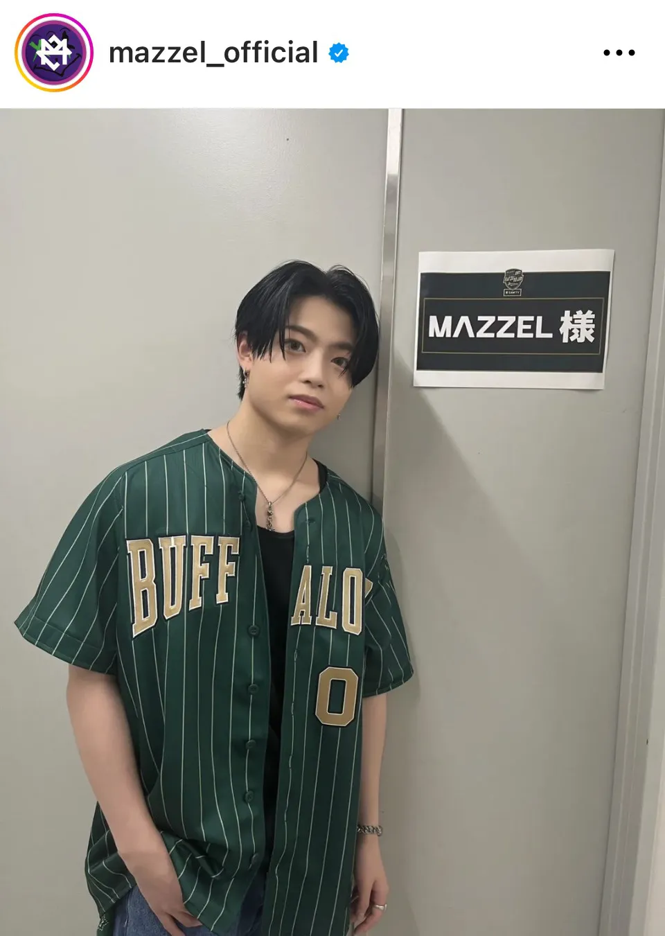 ※画像はMAZZEL公式Instagram (mazzel_official)より