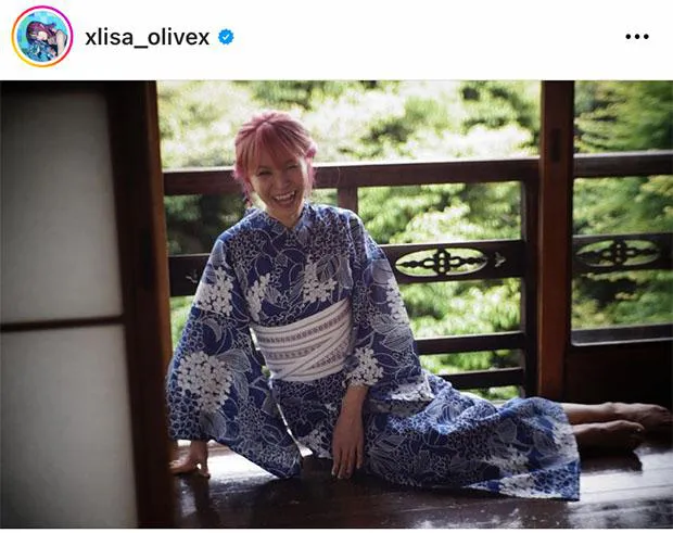 ※LiSA公式Instagram(xlisa_olivex)のスクリーンショット